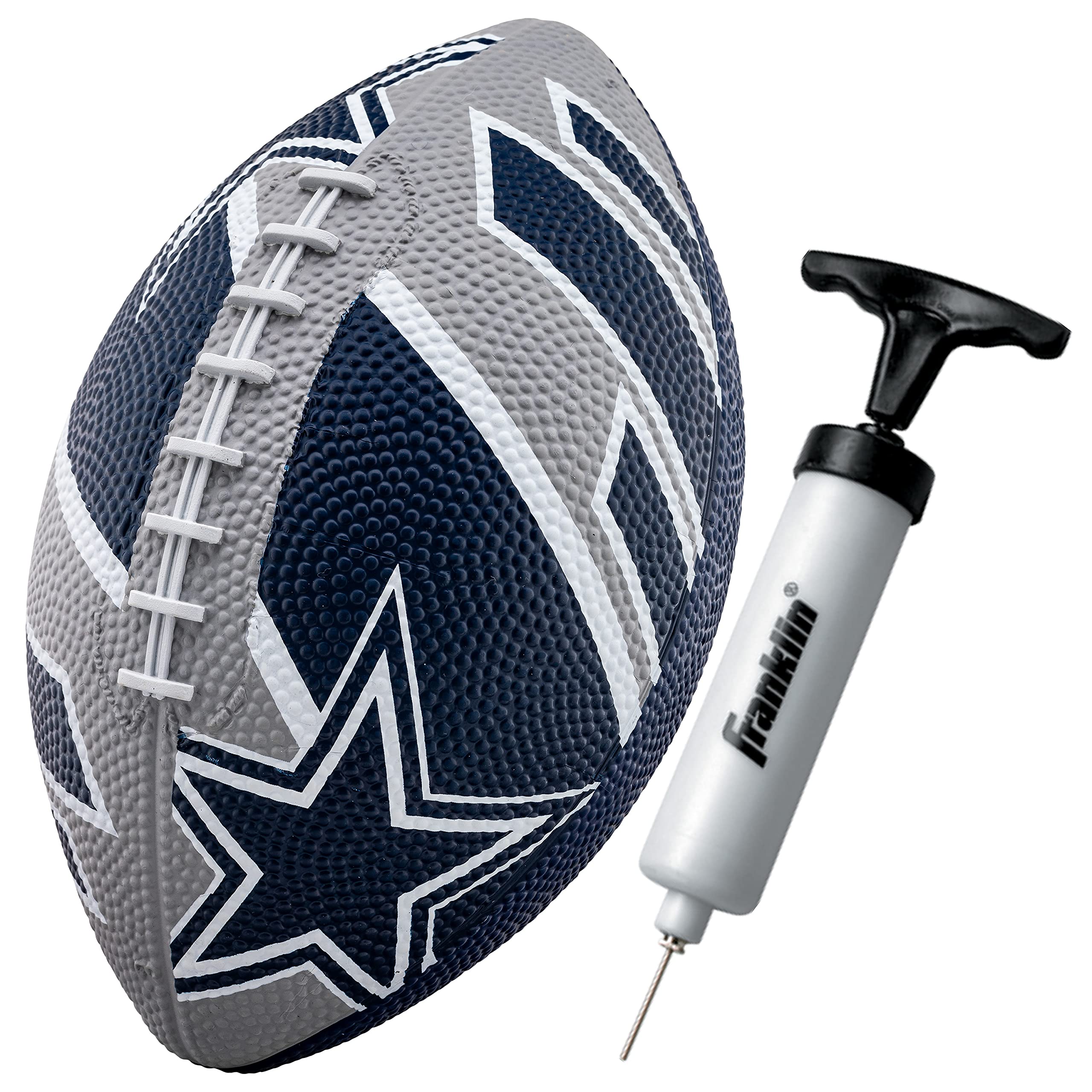 Franklin Sports NFL Team Footballs - Rubber Youth Mini Footballs for All NFL Teams - Kids Junior 8.5" Football - Official NFL Licensed Footballs